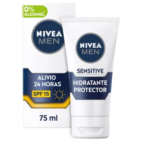 NIVEA MEN Hidratante Protector FP15 para Piel Sensible 75 ml