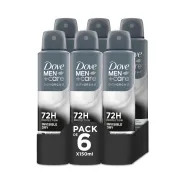 Desodorante Antitranspirante Dove Men+Care 72h - Pack 6