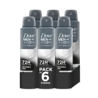 Desodorante Antitranspirante Dove Men+Care 72h - Pack 6