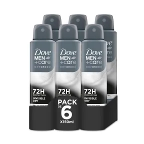 Desodorante Antitranspirante Dove Men+Care 72h - Pack 6