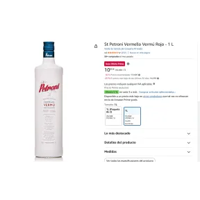Vermú Rojo St Petroni Vermello - 1 L