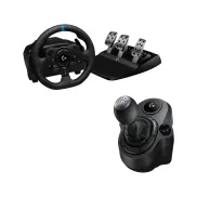 Volante Logitech G923 con Force Shifter y pedales PS5/PC