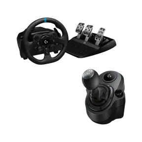 Volante Logitech G923 con Force Shifter y pedales PS5/PC