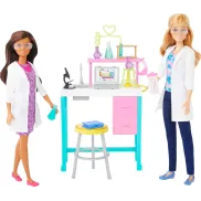Conjunto de Juego Científico Barbie con 2 Muñecas