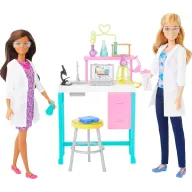 Conjunto de Juego Científico Barbie con 2 Muñecas