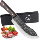 Cuchillo profesional DAMASCO JASON 30cm para barbacoa y carne.