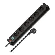 Regleta de 6 Tomas Brennenstuhl con Interruptor y Cable 3m
