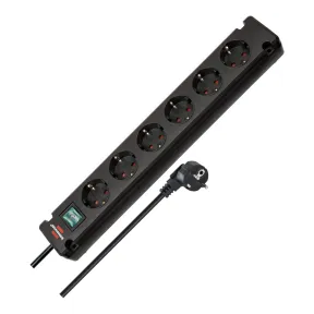 Regleta de 6 Tomas Brennenstuhl con Interruptor y Cable 3m