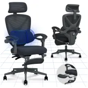 Silla Ergonómica FLEXISPOT OC4 con Manta Incluida
