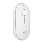 Ratón Inalámbrico Bluetooth Rosa-Blanco Logitech Pebble M350s