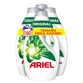 Detergente Líquido Ariel Original para Lavadora, 160 Lavados