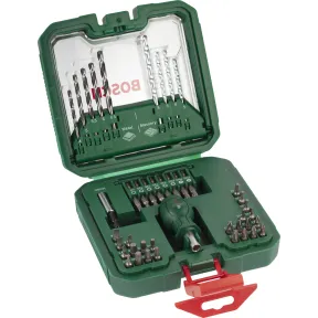 Set compacto de 43 piezas Bosch: destornillador y brocas