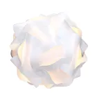 Lámpara de techo blanca puzzle DIY 30 piezas, 15 diseños