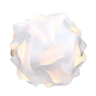 Lámpara de techo blanca puzzle DIY 30 piezas, 15 diseños