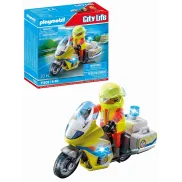 Moto de Emergencias PLAYMOBIL City Life 71205 con Luz Intermitente