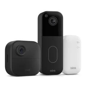 Cámara Blink exterior 4 con Videotimbre y módulo de sincronización