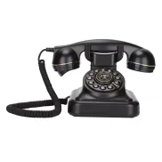 Teléfono vintage con cable para los amantes del estilo clásico