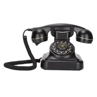 Teléfono vintage con cable para los amantes del estilo clásico