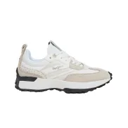 Zapatillas de Piel Lucky Print en Blanco de Pepe Jeans