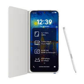 Smartphone TCL NxtPaper 60: 512 GB y 12 GB RAM en blanco