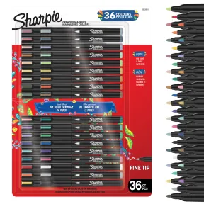 Marcadores acrílicos finos Sharpie - 36 unidades creativas