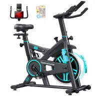 Bicicleta Estática Silenciosa con APP y Amortiguación para Casa