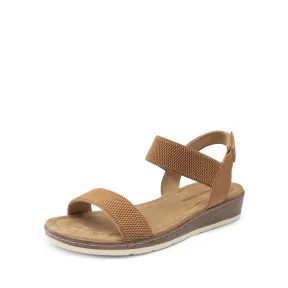 Sandalias de cuña ligeras y cómodas con tacón.
