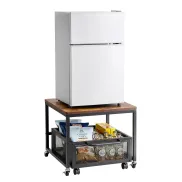 Refrigerador Mini con Soporte de Almacenamiento Ideal