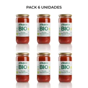 Tomate Ecológico Triturado Natural - 6 Botes 660g