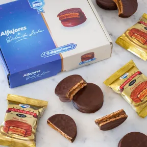 Alfajores Negro de dulce de leche - 12 unidades a 0,71€