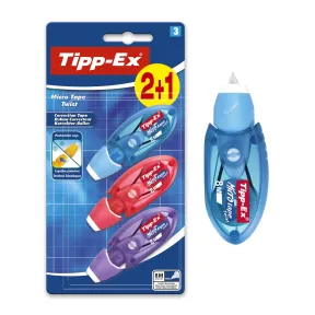 Cinta Correctora BIC Tipp-Ex para Bolígrafos (x3, €5,12)