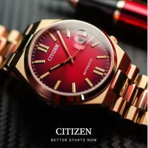 Reloj automático Citizen Tsuyosa elegante y funcional