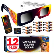Gafas Homologadas para Eclipse Solar 2026 - Pack de 12