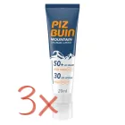 Protección solar 2 en 1: Piz Buin Mountain 50 SPF + Labial 30 SPF