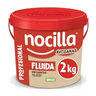 Nocilla 2kg, Sabor a Avellanas Profesional Sin Aceite de Palma