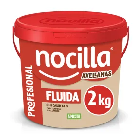 Nocilla 2kg, Sabor a Avellanas Profesional Sin Aceite de Palma