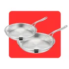 Sartenes Jamie Oliver 2428 cm de acero inoxidable (set 2)