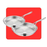 Sartenes Jamie Oliver 2428 cm de acero inoxidable (set 2)
