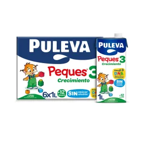 Leche de Crecimiento Puleva Peques 3+ 6 Pack 1l