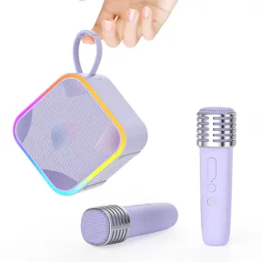 Karaoke para niños con 2 micrófonos, regalo ideal 3-12 años
