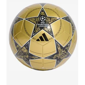 Pelota ADIDAS 'UCL Club 2526' en Oro y Turquesa, Tamaño 4