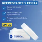 Crema de Día NIVEA Refrescante 2x50ml con SPF30