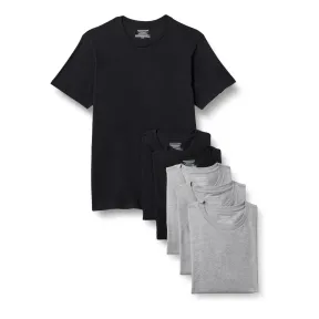 Camisetas Hombre Ajustadas Amazon Essentials, Paquete de 6