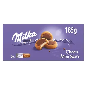 Galletas Milka Choco Mini Stars con Relleno de Leche 150 g