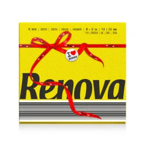 Servilletas Amarillas Renova - 70 Pzs, 30 x 32 cm