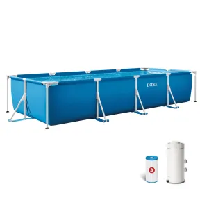 Set de depuradora y filtro para piscina 450x220x84 cm