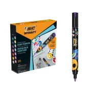 Marcadores BIC Intensity Paint, 20 Colores Clásicos y Pastel
