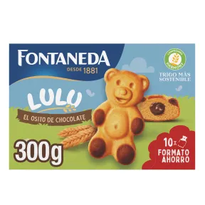 Bizcochos Rellenos de Chocolate Fontaneda Osito Lulu 300 g