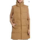 Plumífero sin Mangas Vero Moda para Mujer - Marrón y Verde