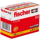 Tacos S 6 Fischer | Fijación Segura en Hormigón y Ladrillo